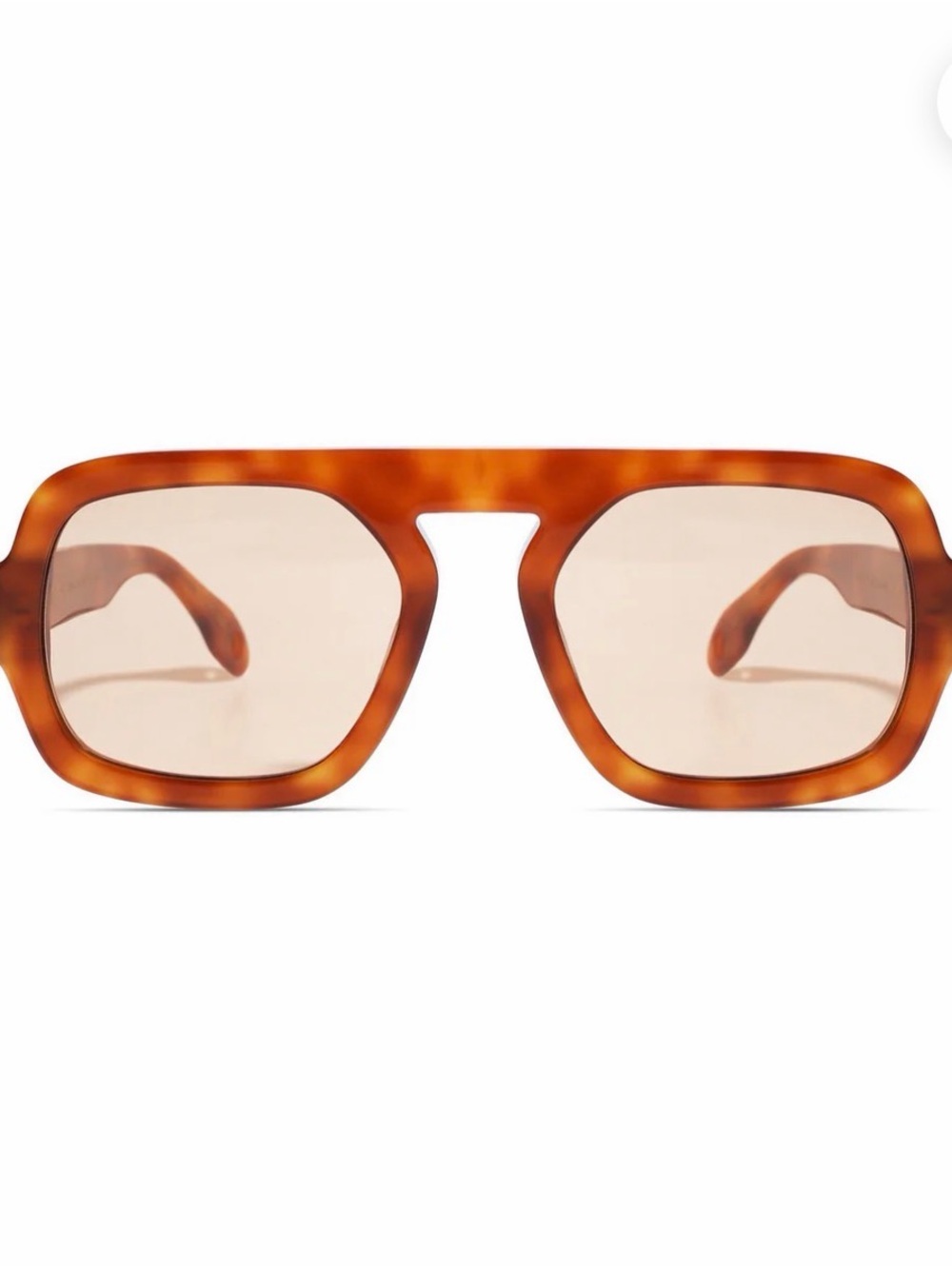 Elisa Johnson Jane Aviator in Light Brown Tortoise